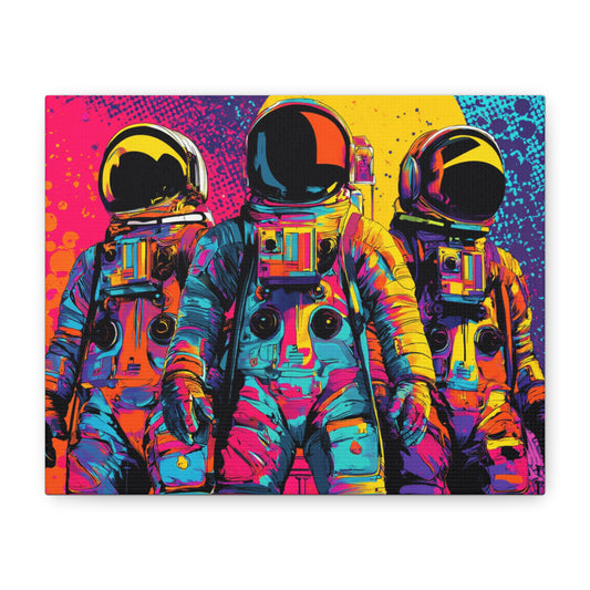 Canvas Print -  Pop Art Astronauts
