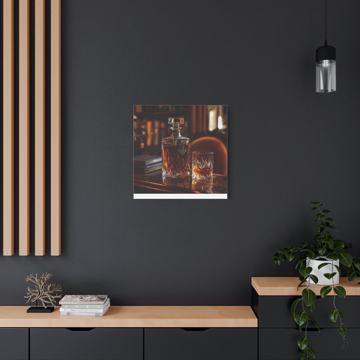 Elegant Whiskey Art Canvas