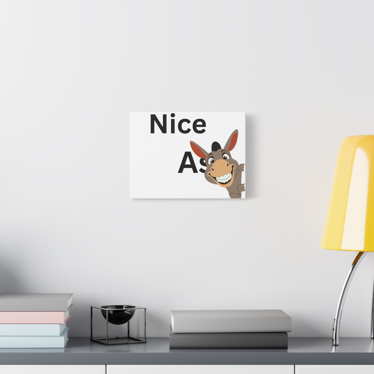 Funny bathroom Canvas Art Print
