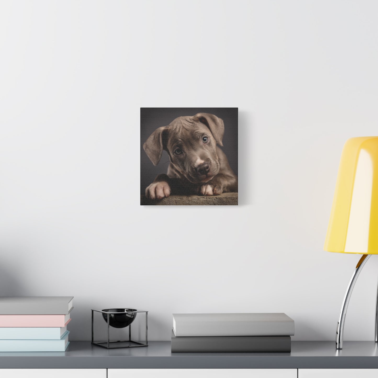 Puppy Portrait Canvas Art