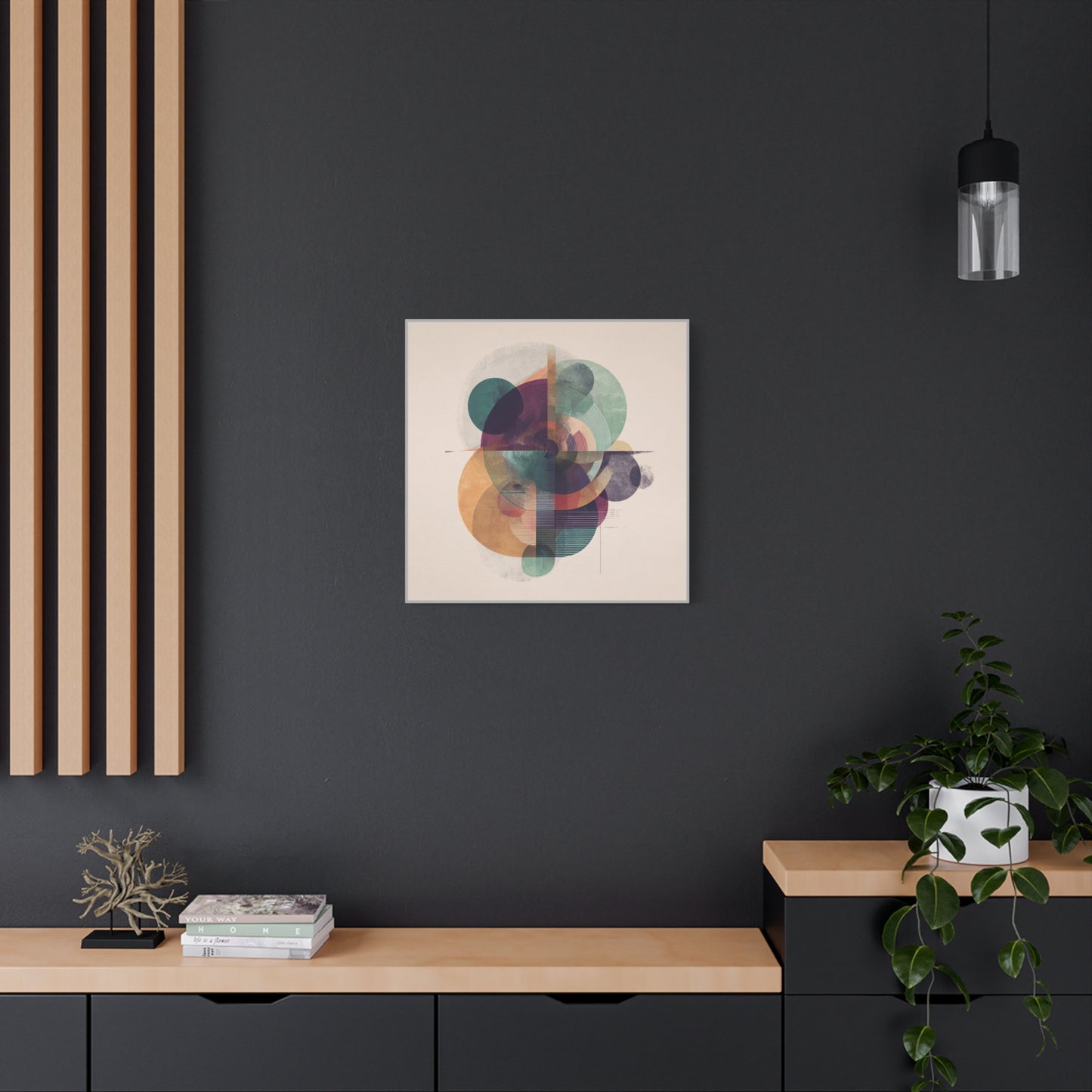 Abstract Geometric Wall Art Canvas