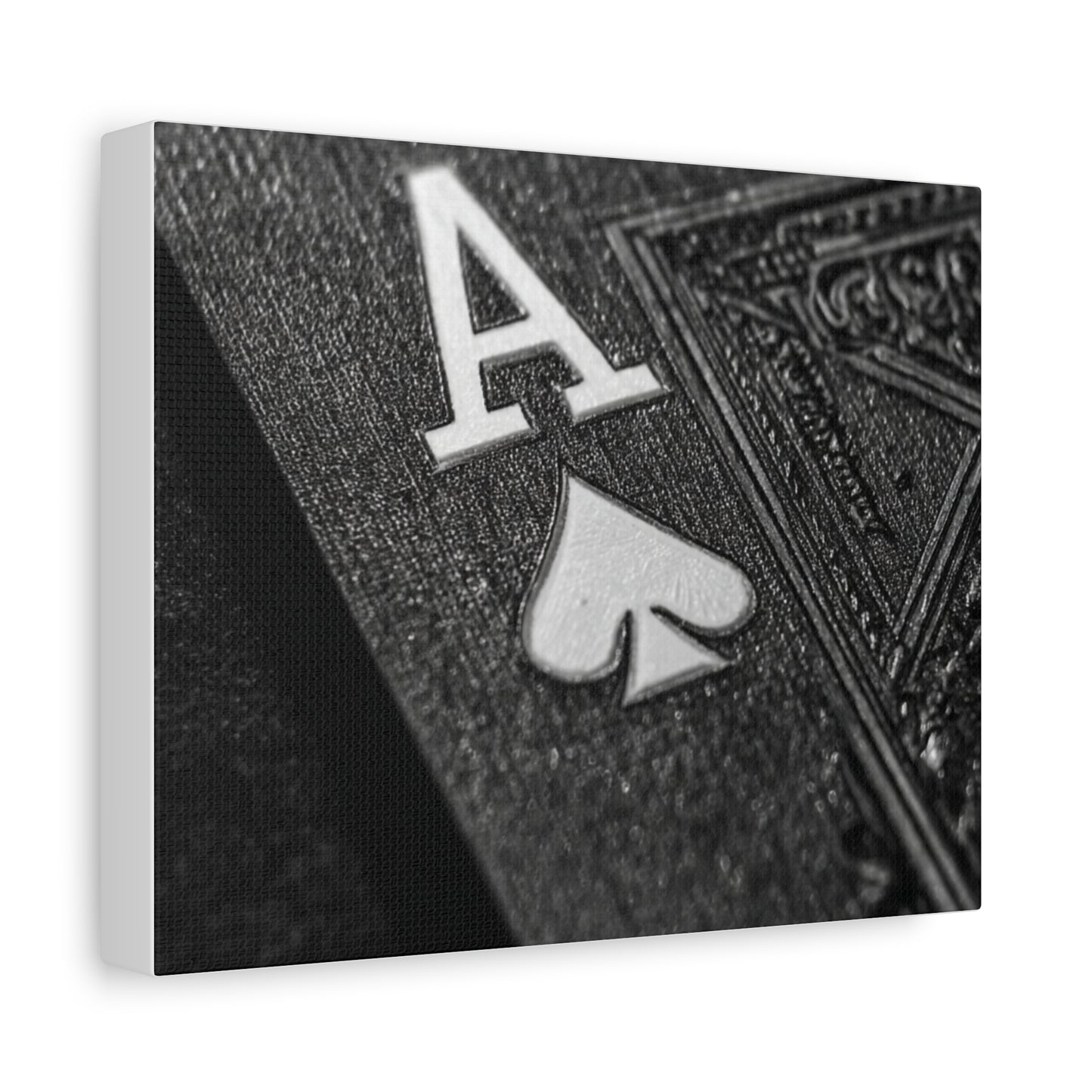 Black Ace Canvas Art