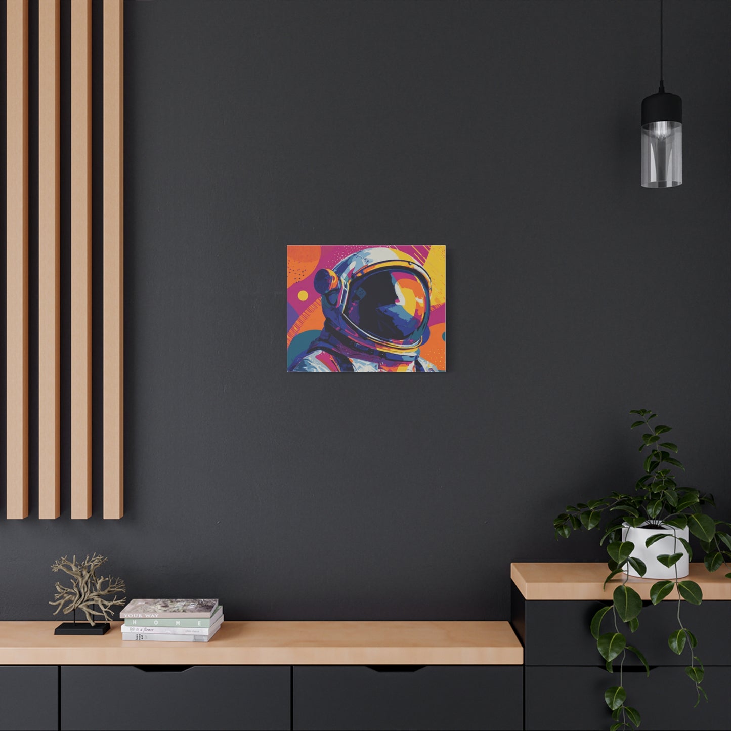 Canvas Print - Vibrant Astronaut Pop Art