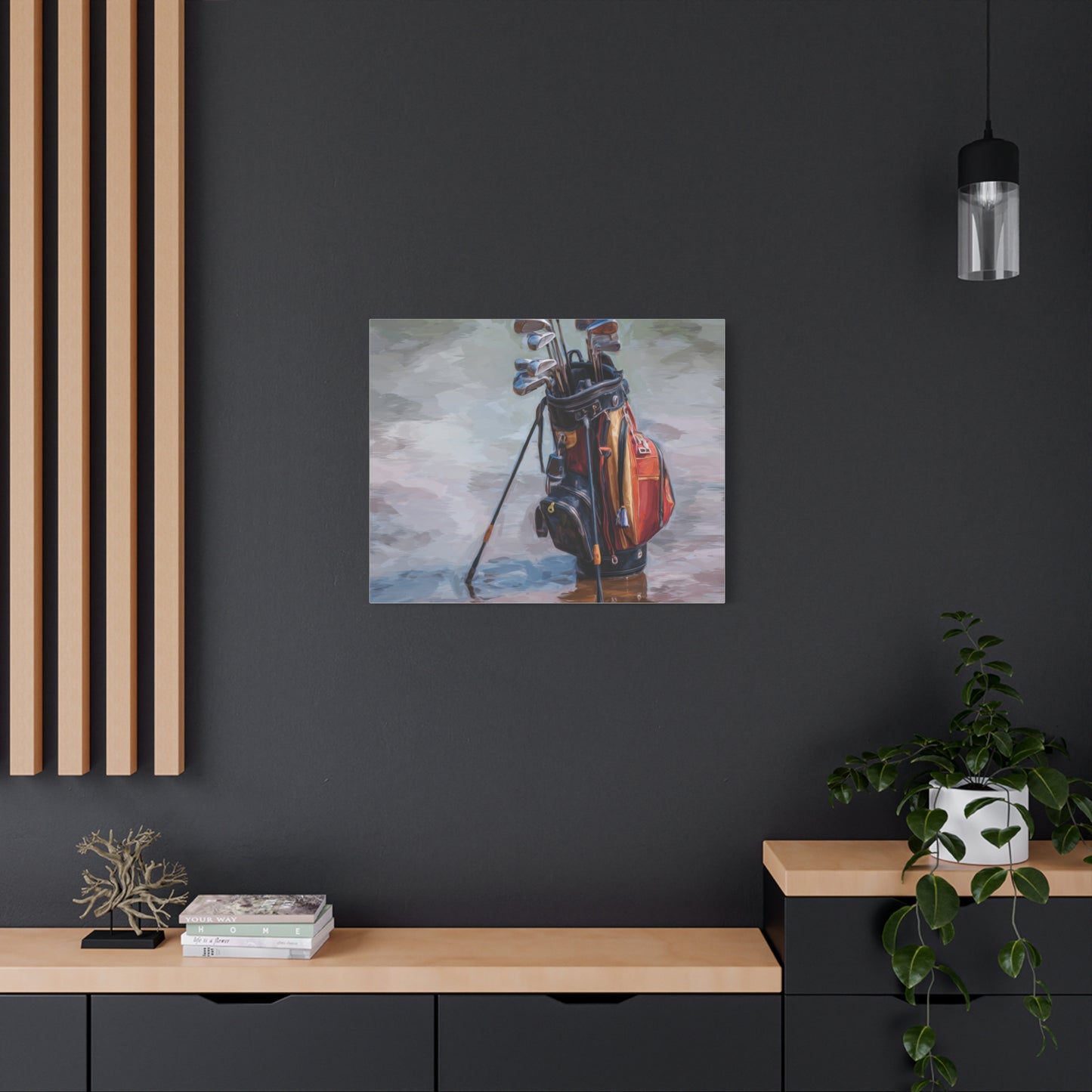 Golf Bag Canvas Art