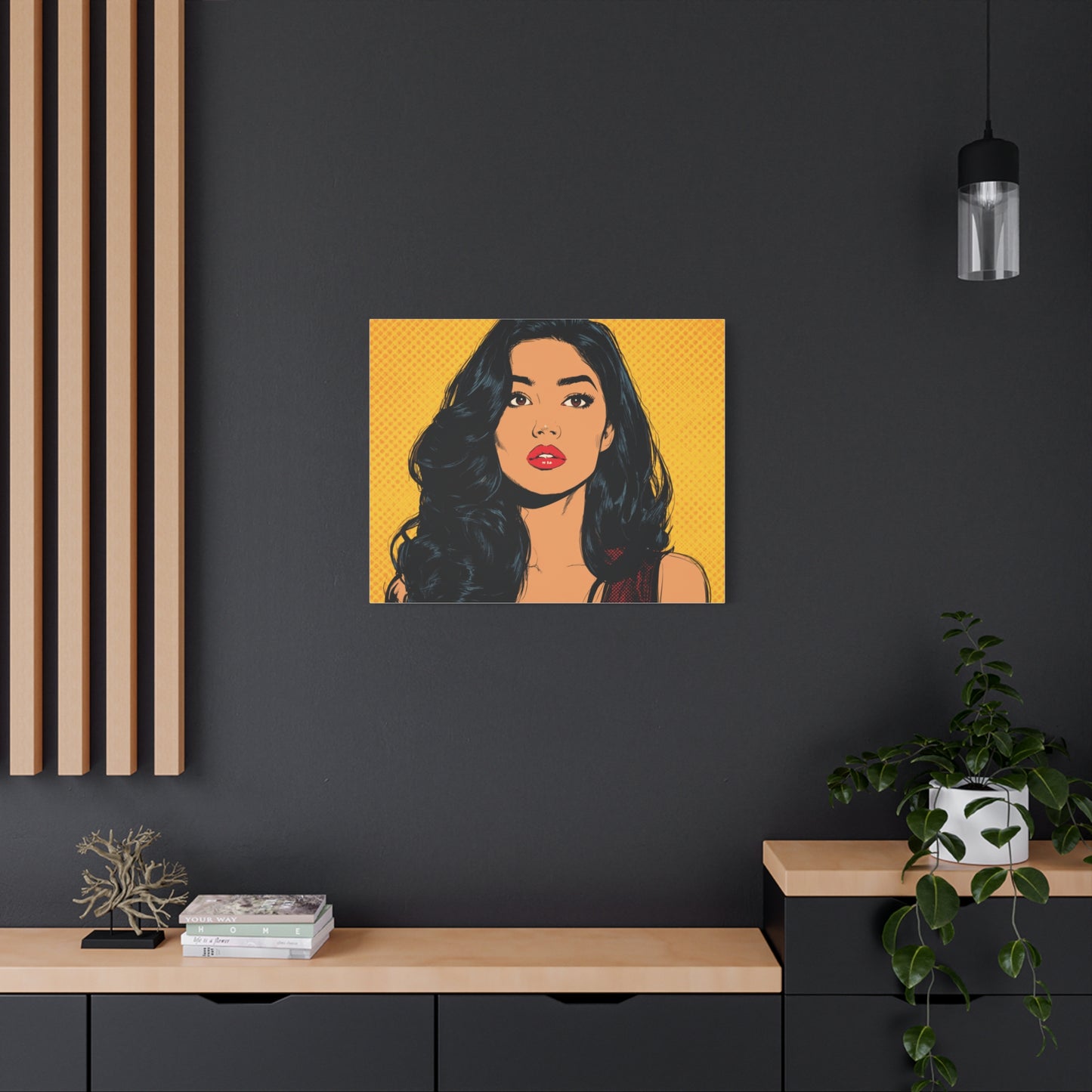 Canvas Print Pop Art Style