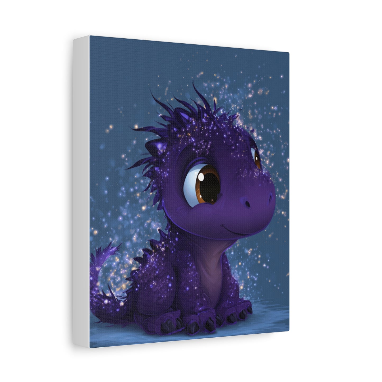 Whimsical Dragon Canvas Art, Cute Nursery Decor, Fantasy Wall Decor, Kids Room Art, Magical Home Gift, Birthday Gift