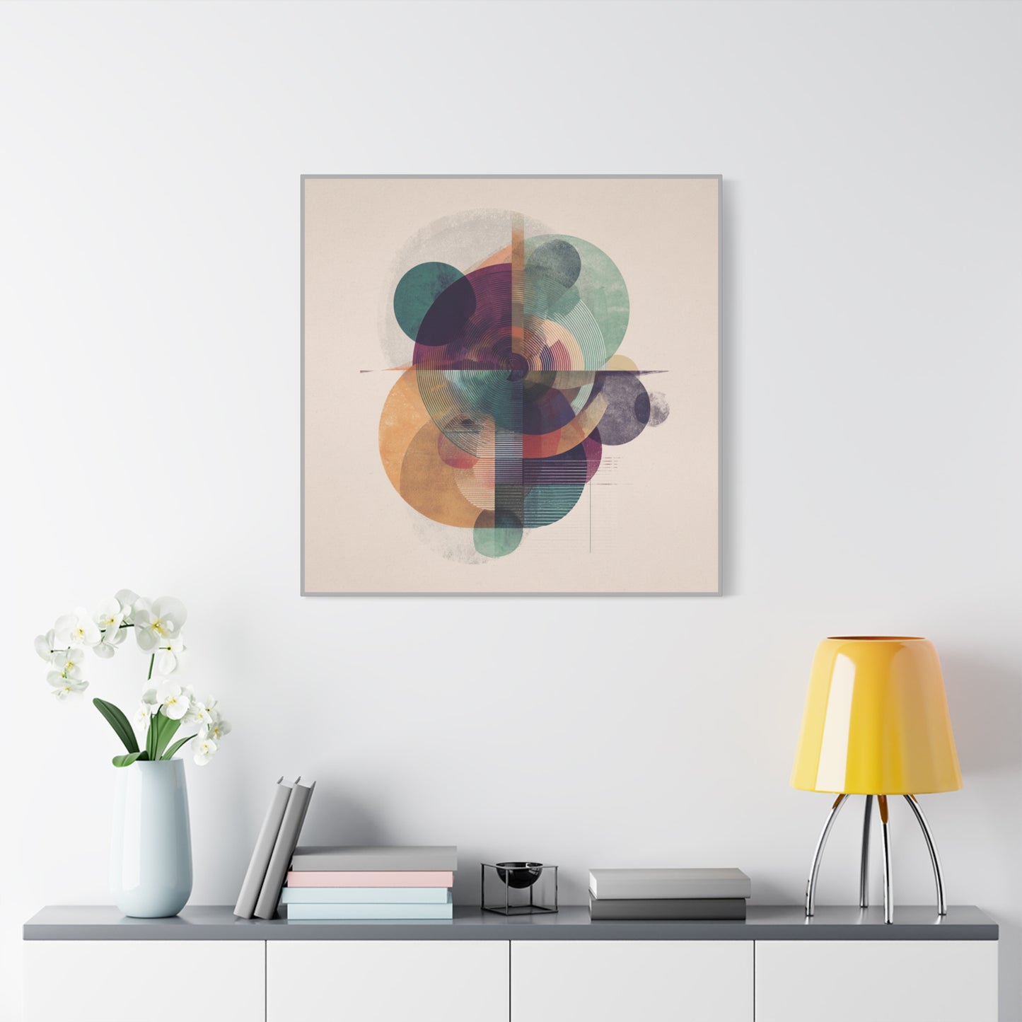 Abstract Geometric Wall Art Canvas