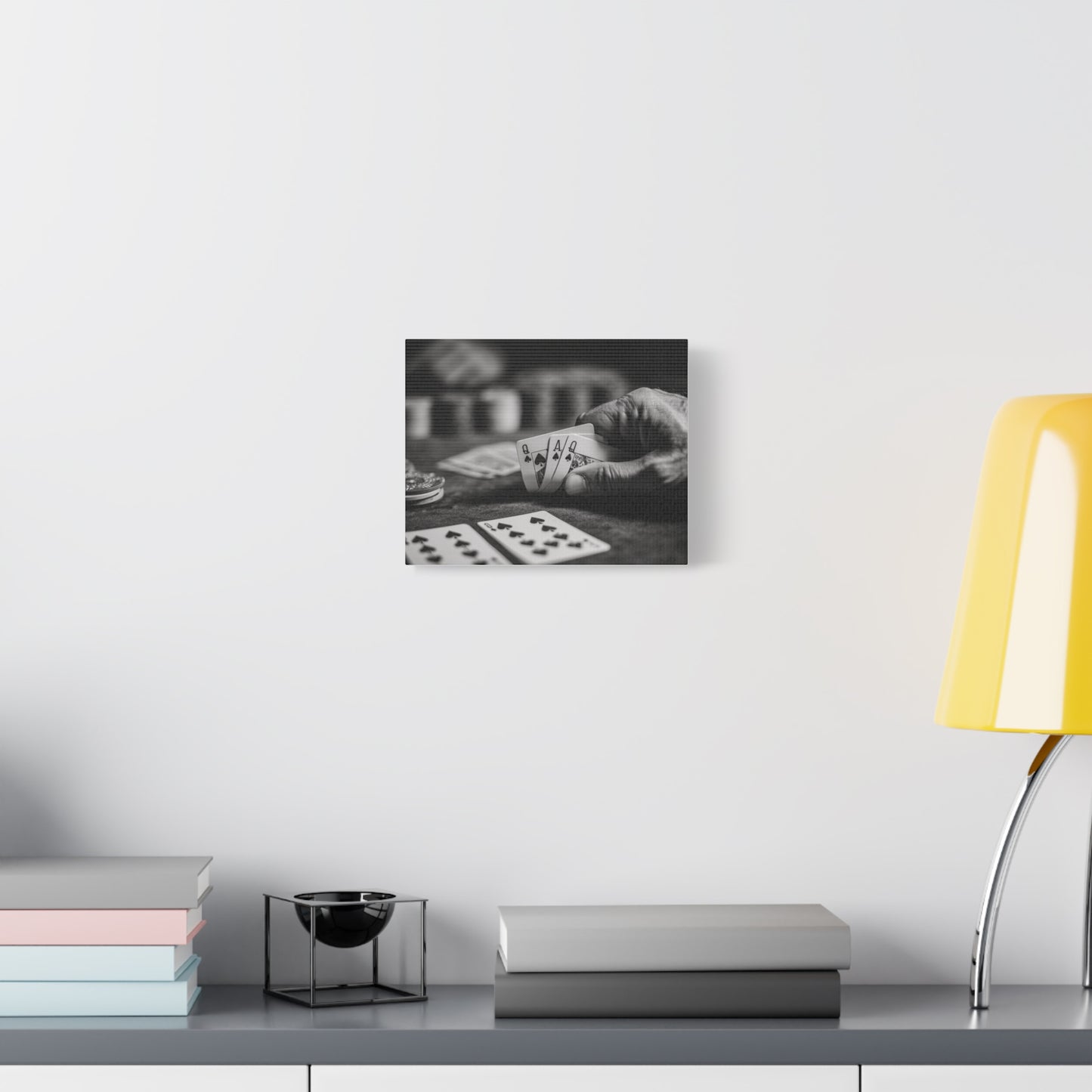 Poker Player Canvas Wall Art