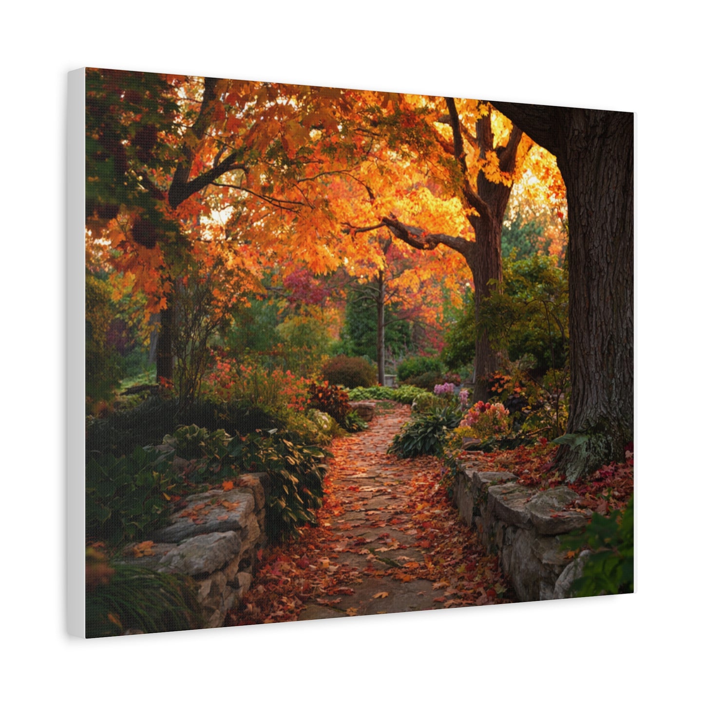 Autumn Pathway Canvas Wall Art