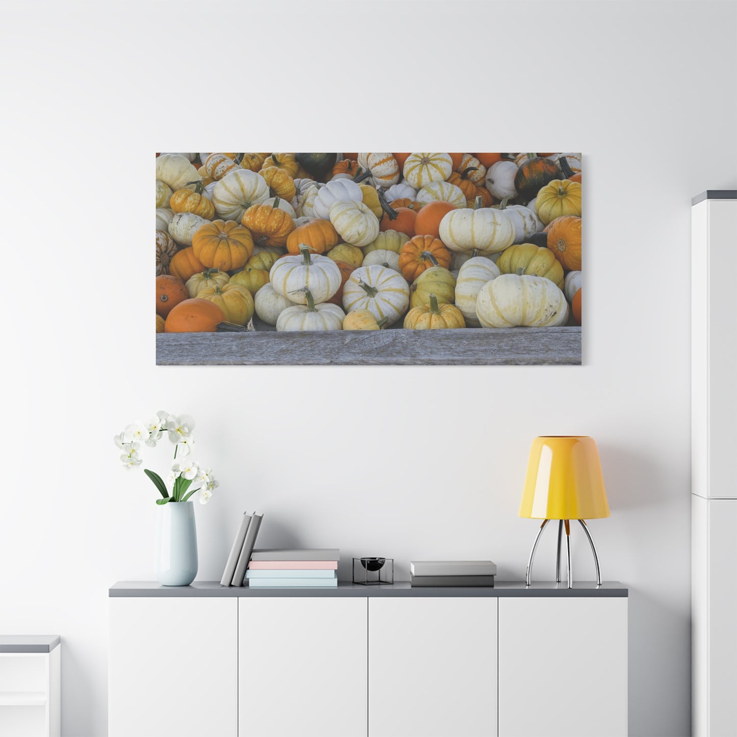 Autumn Pumpkin Canvas Wall Art