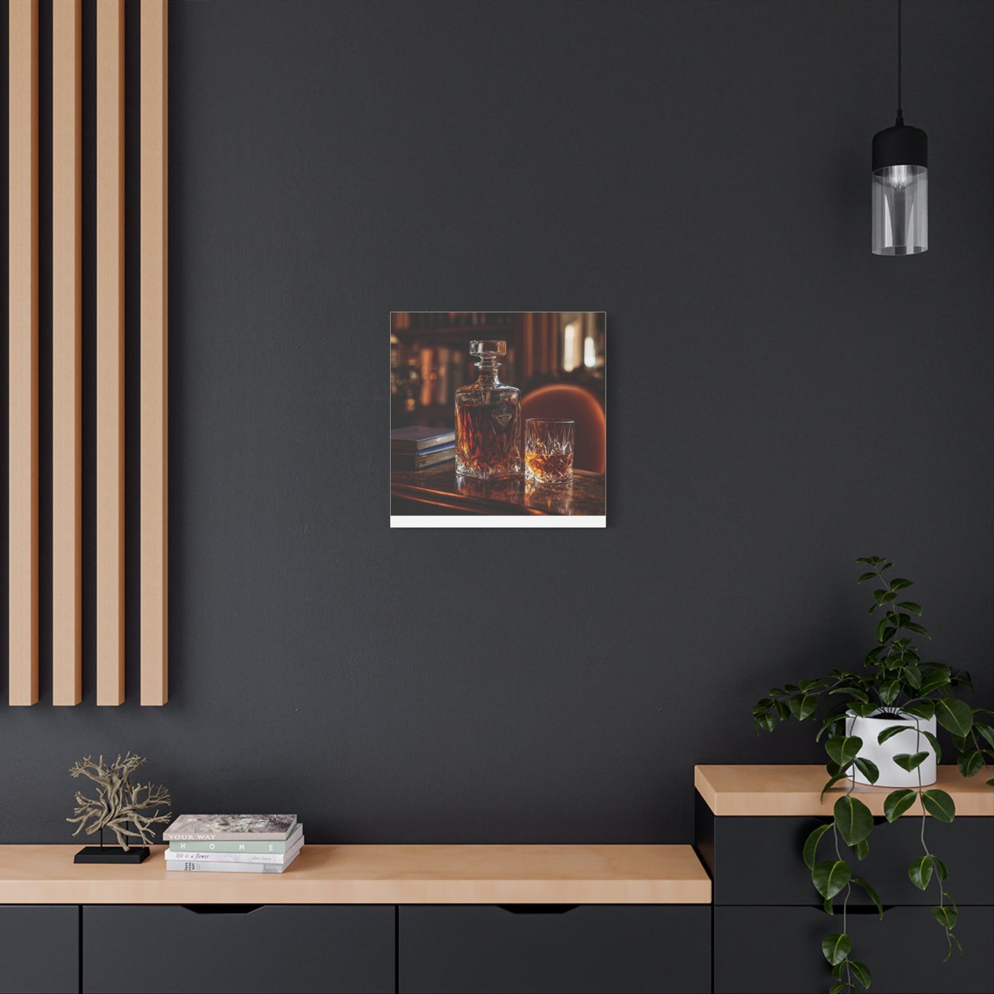 Elegant Whiskey Art Canvas
