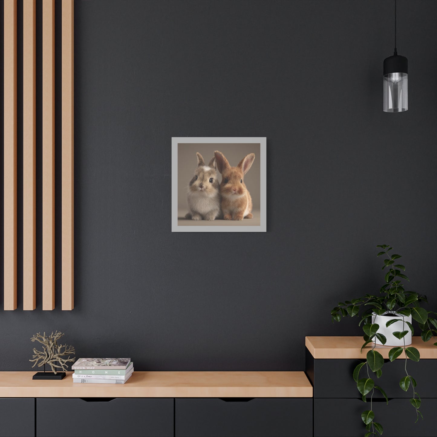 Canvas Print Baby Bunnies