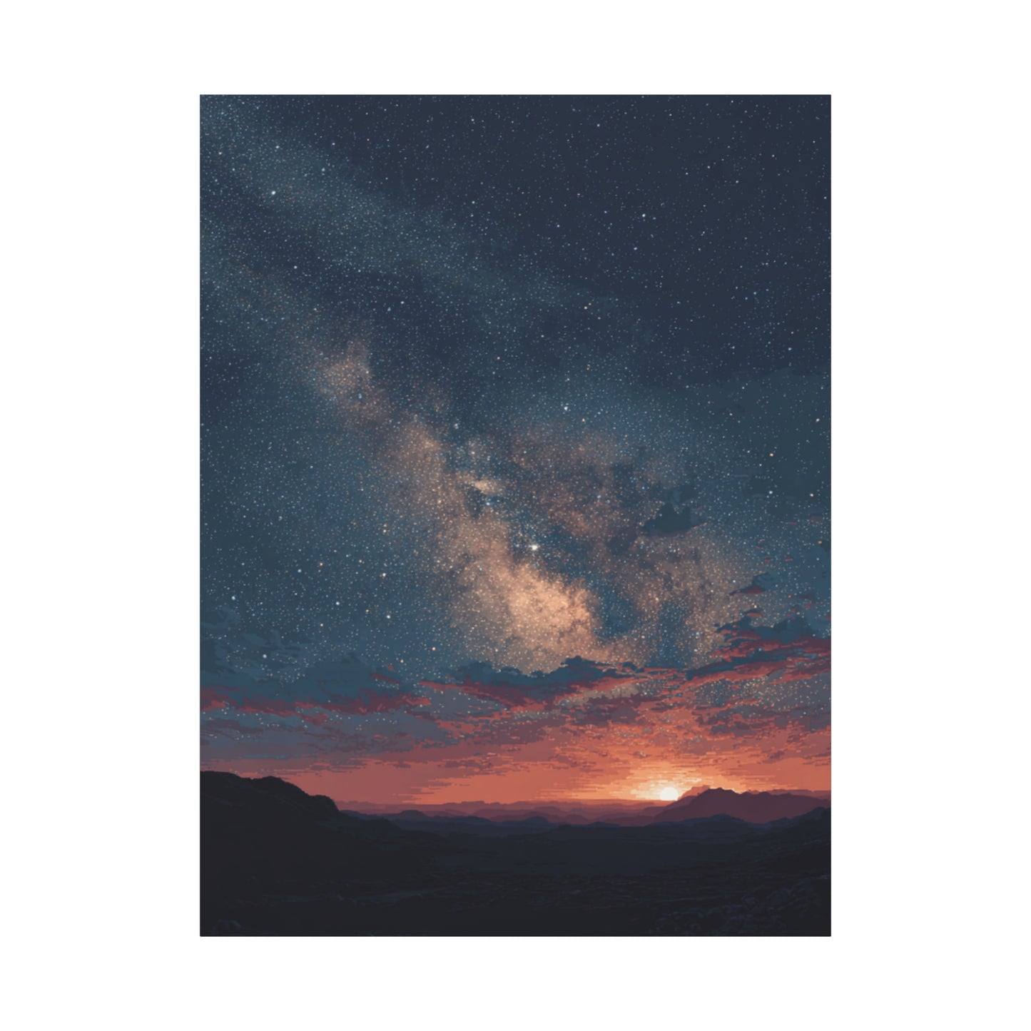 Celestial Canvas Art, Starry Night Decor, Universe Wall Art, Galaxy Home Decor, Space Lovers Gift, Inspirational Wall Decor