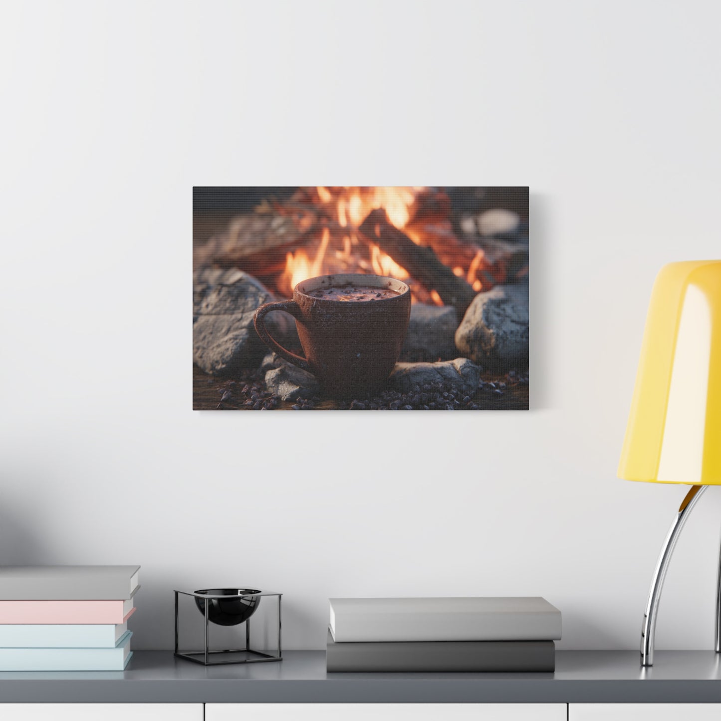 Cozy Campfire Canvas Print