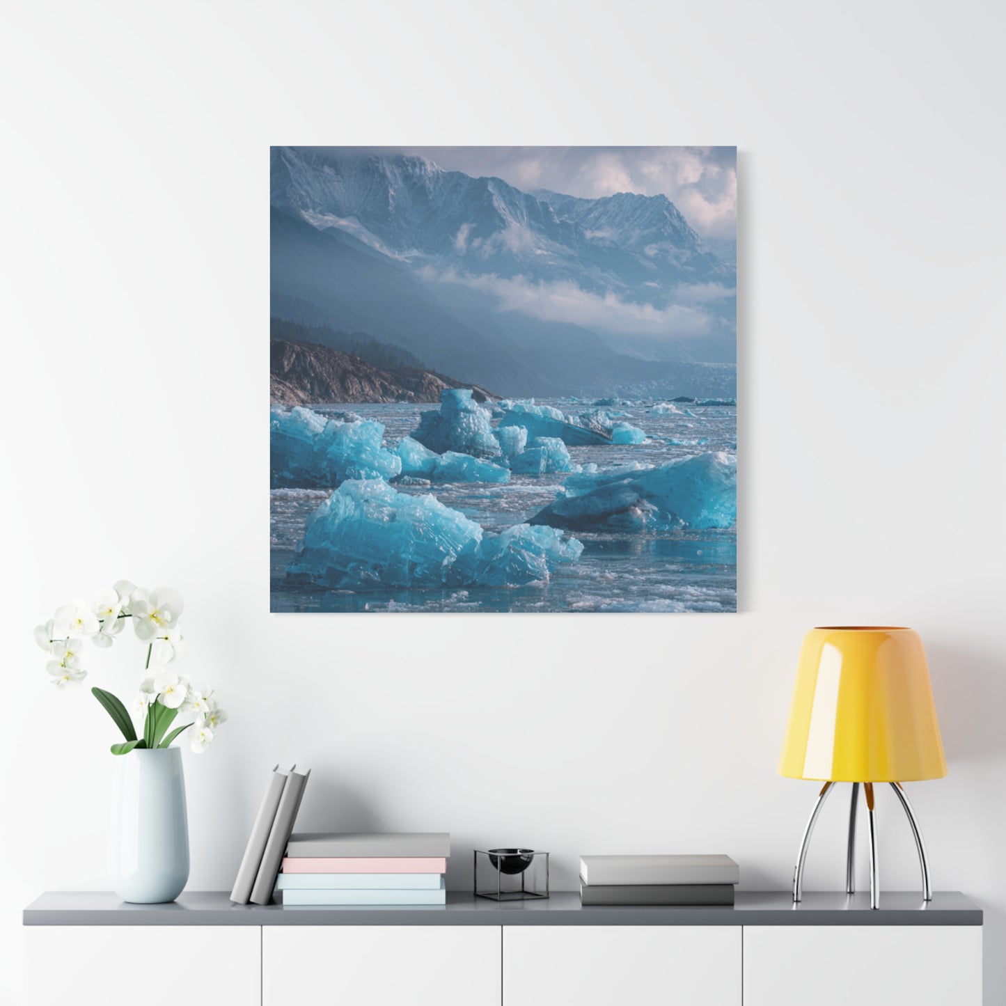 Stretched Canvas Art, Tranquil Landscape Wall Decor, Ideal for Home or Office, Art Print Gift, Nature Lover's Art