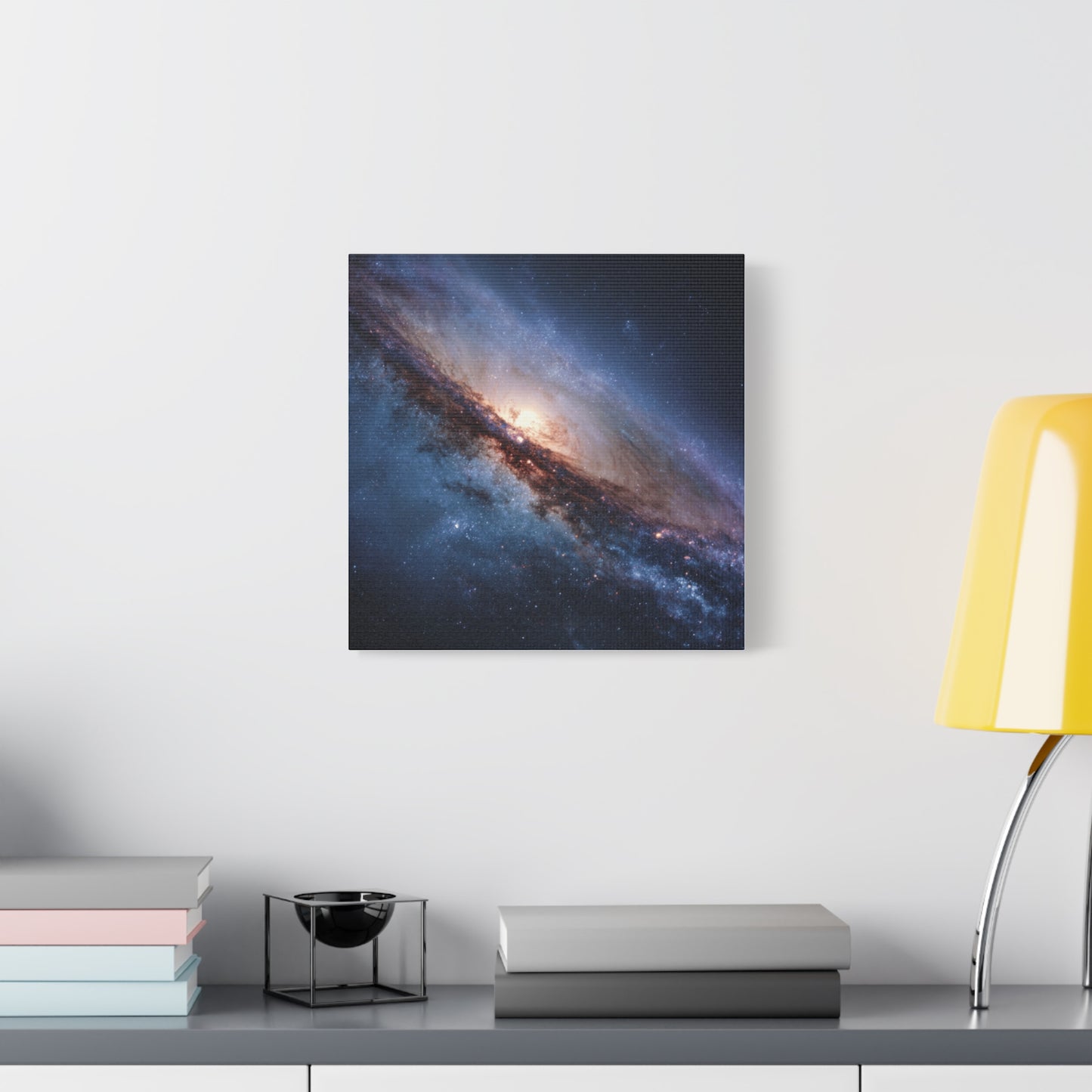 Galaxy Wall Art, Stretched Canvas Print, Cosmic Decor, Space Art, Home Gallery