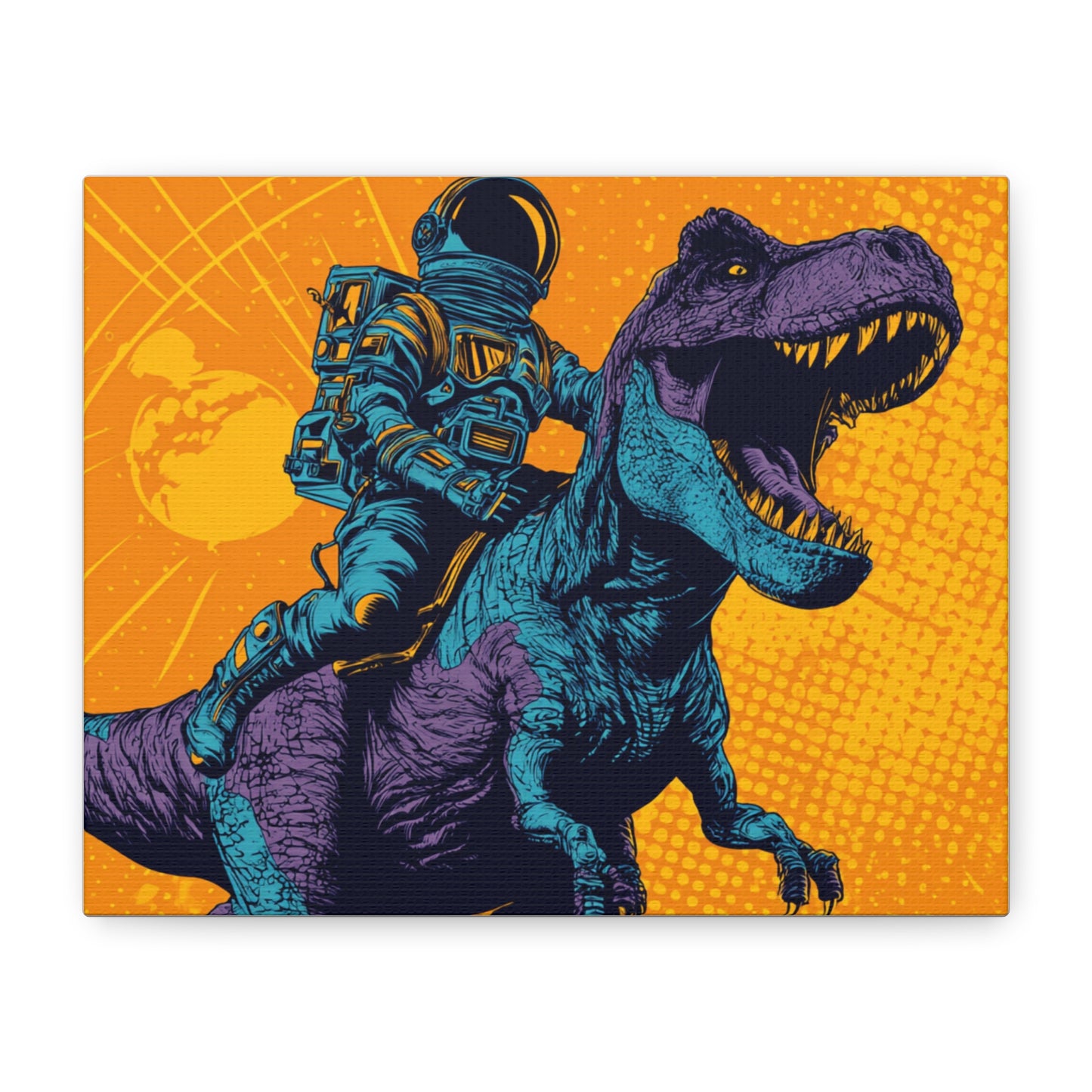 Canvas Print - Pop Art Dinosaur