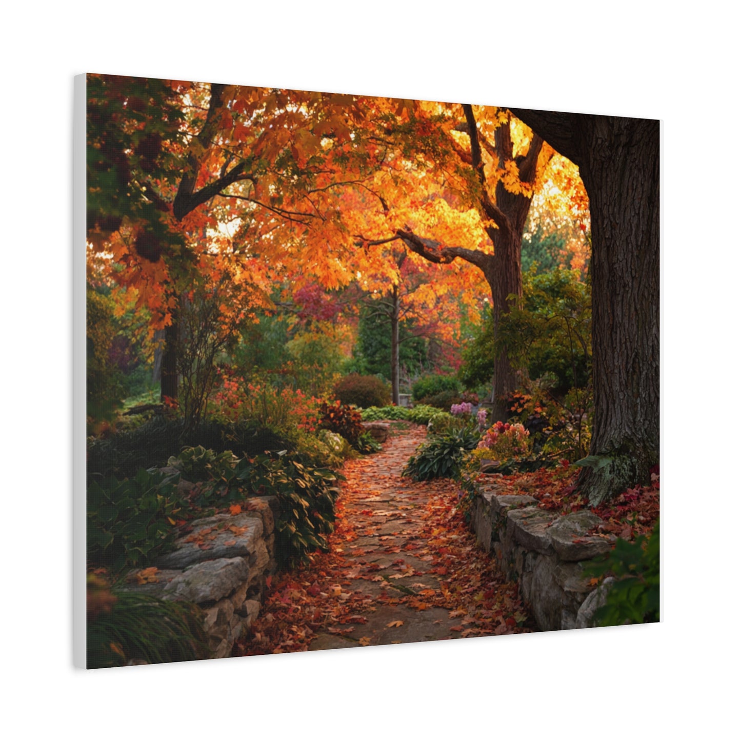 Autumn Pathway Canvas Wall Art