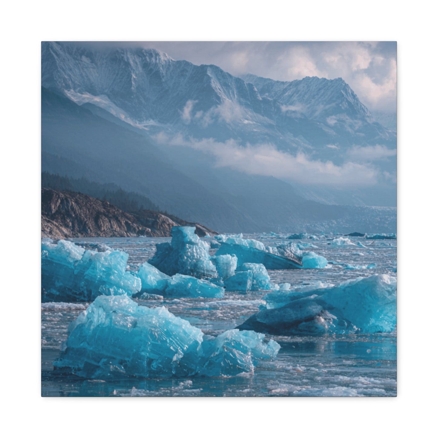 Stretched Canvas Art, Tranquil Landscape Wall Decor, Ideal for Home or Office, Art Print Gift, Nature Lover's Art