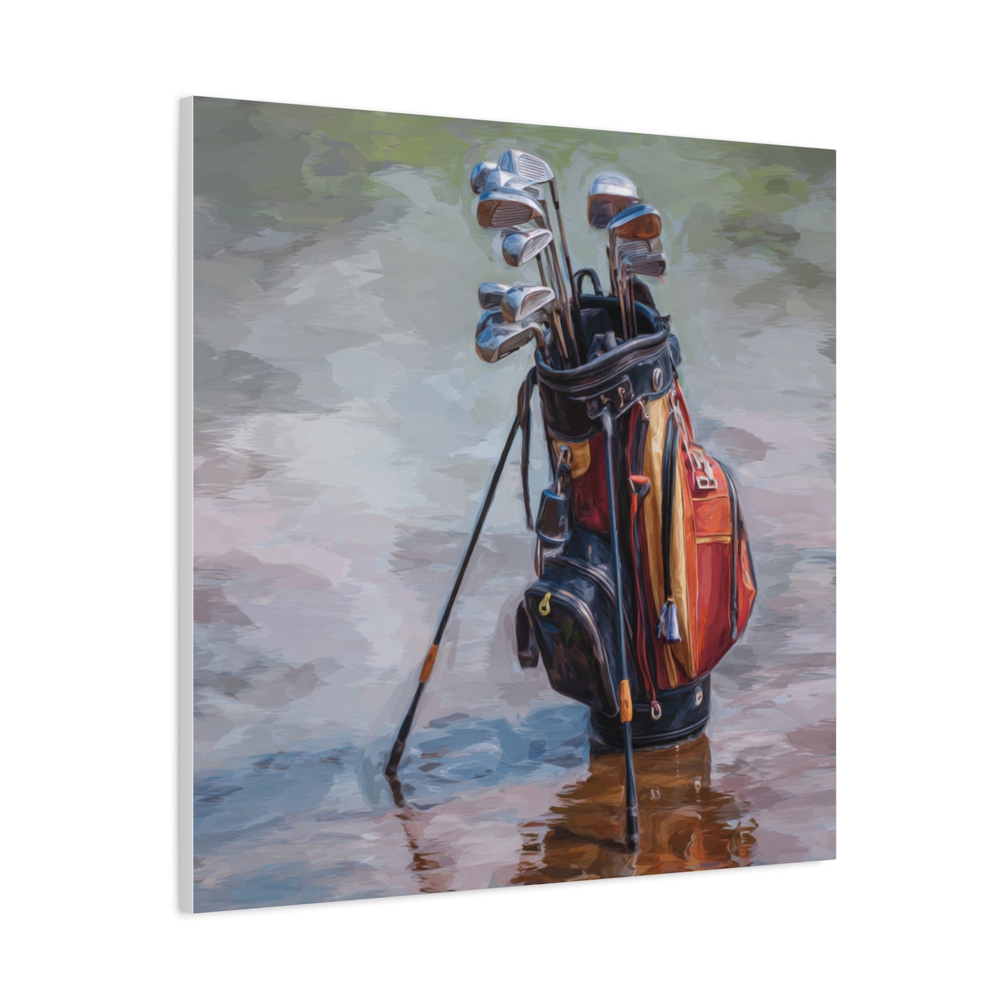 Golf Bag Canvas Art