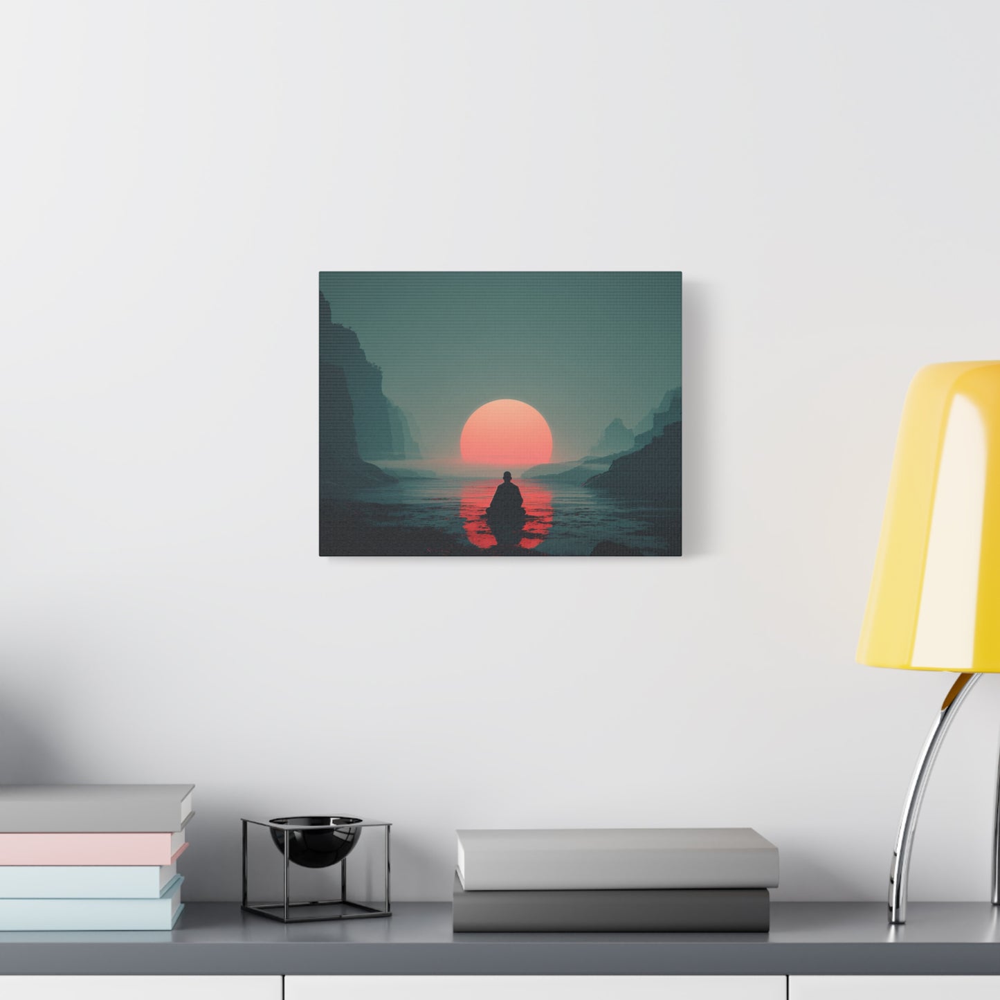 Serene Sunset Canvas Wall Art