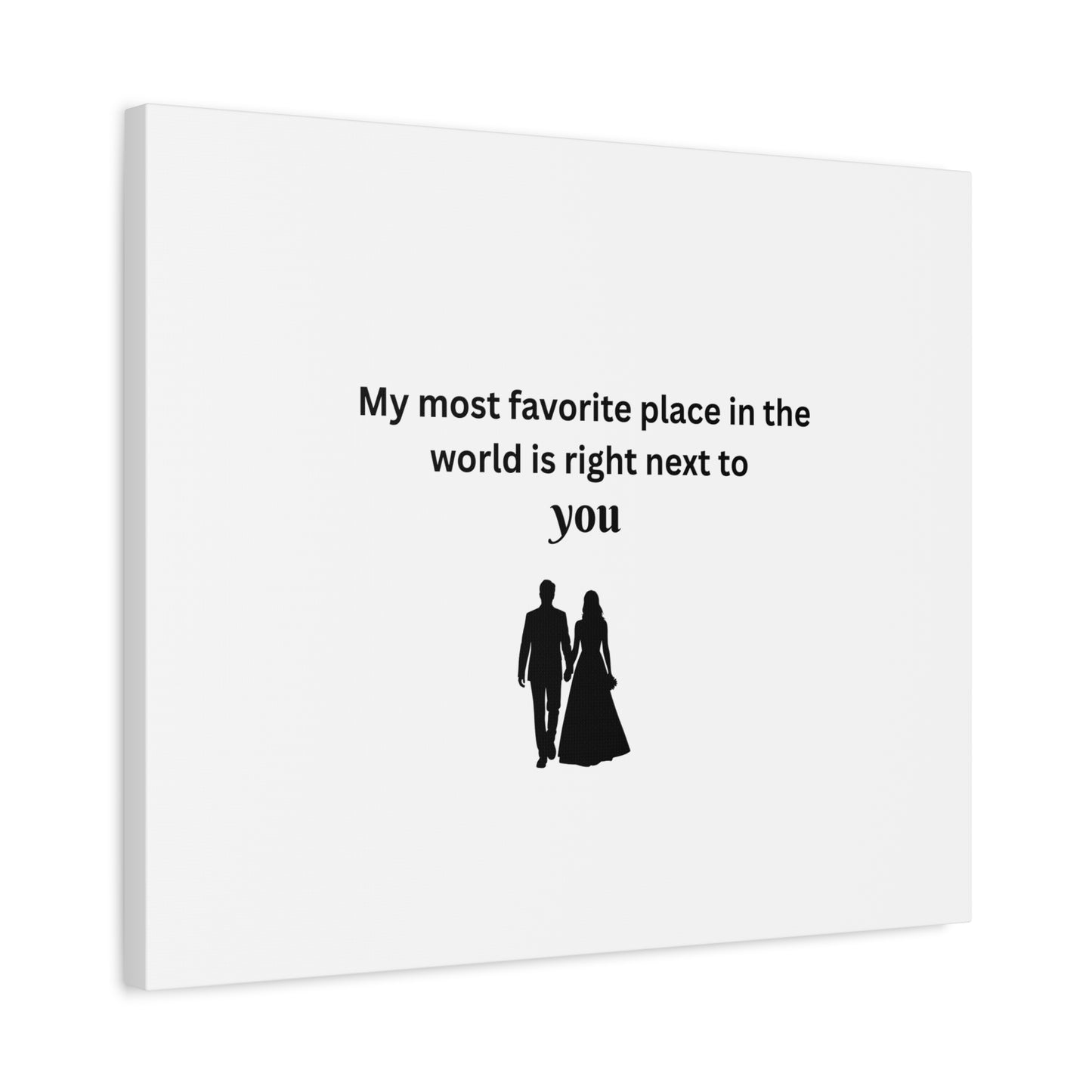 Romantic Wall Art, Perfect for Couples' Home Decor, Anniversary Gift, Relationship Gift, Love Quote Canvas