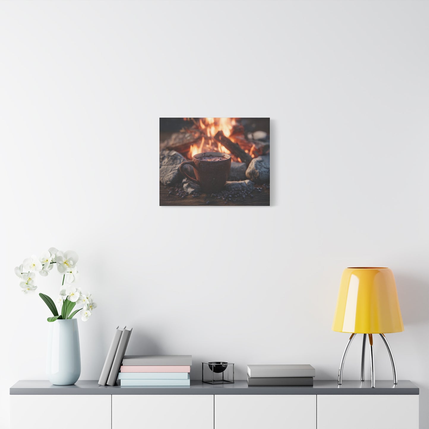 Cozy Campfire Canvas Print