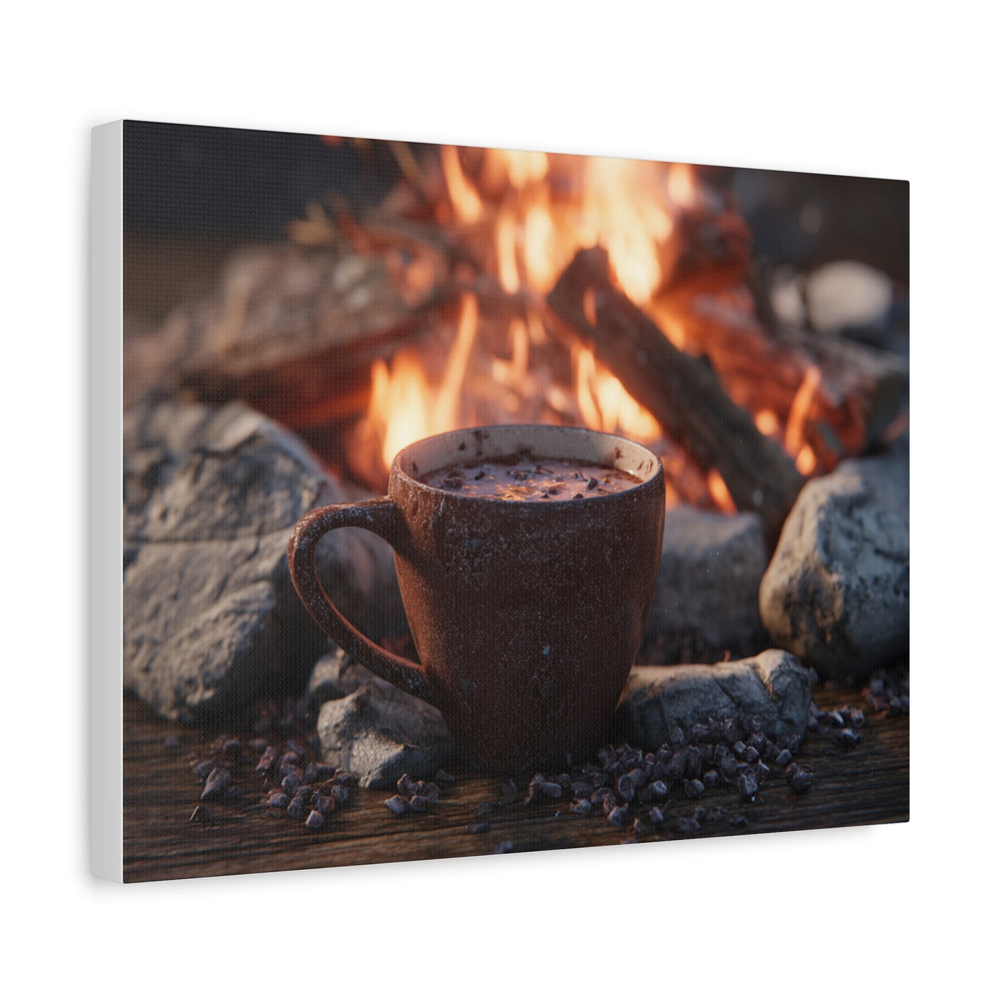 Cozy Campfire Canvas Print