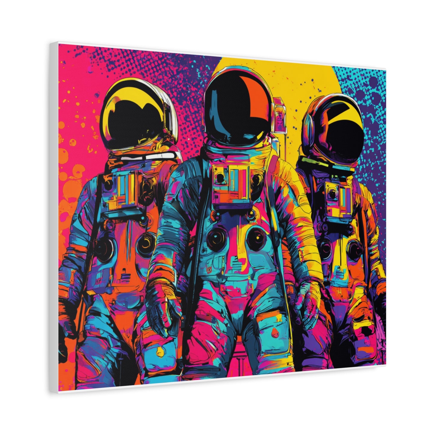 Canvas Print -  Pop Art Astronauts