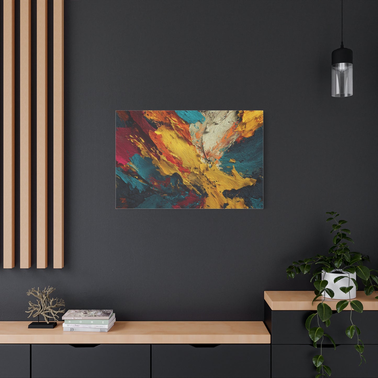 Colorful Abstract Canvas Wall Art