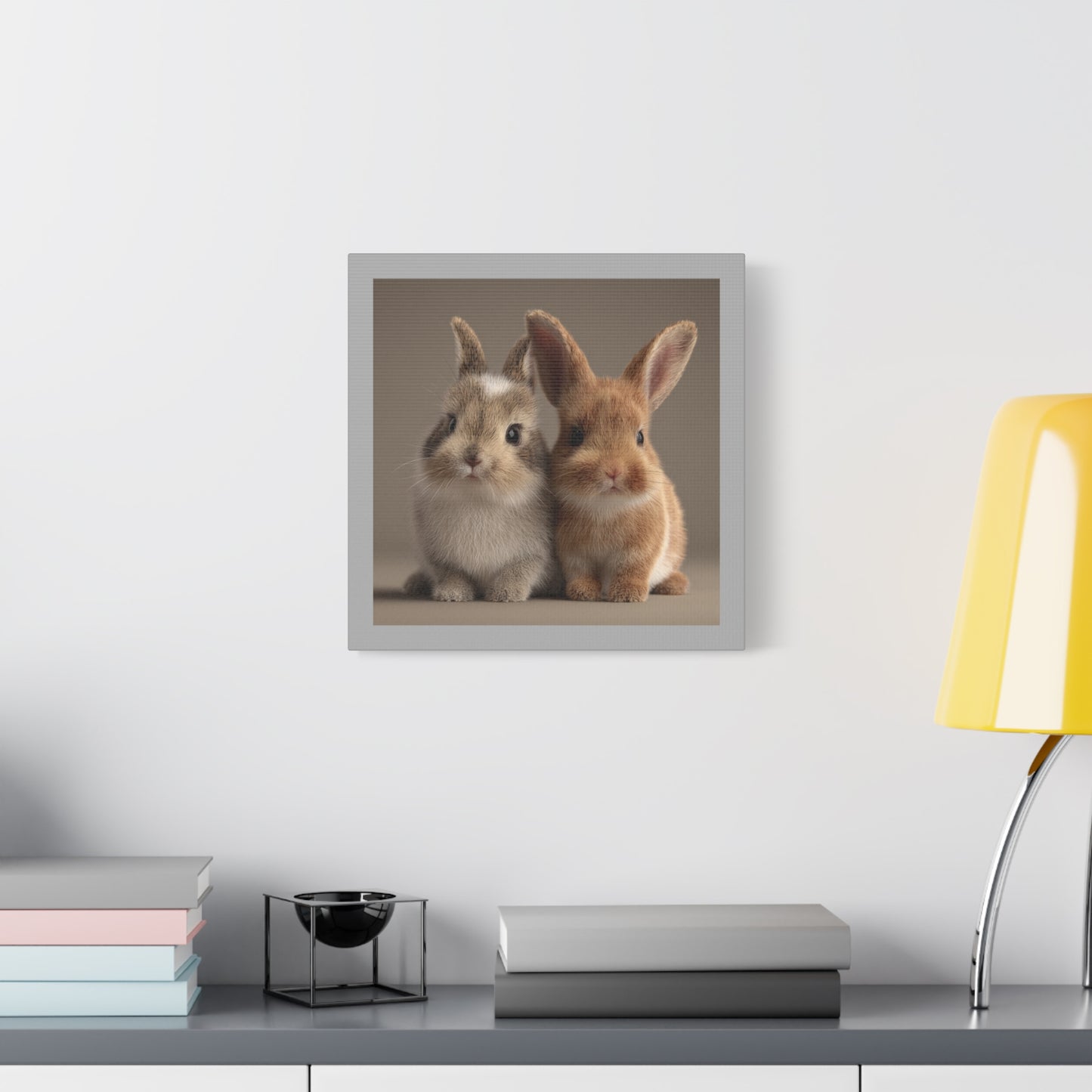 Canvas Print Baby Bunnies