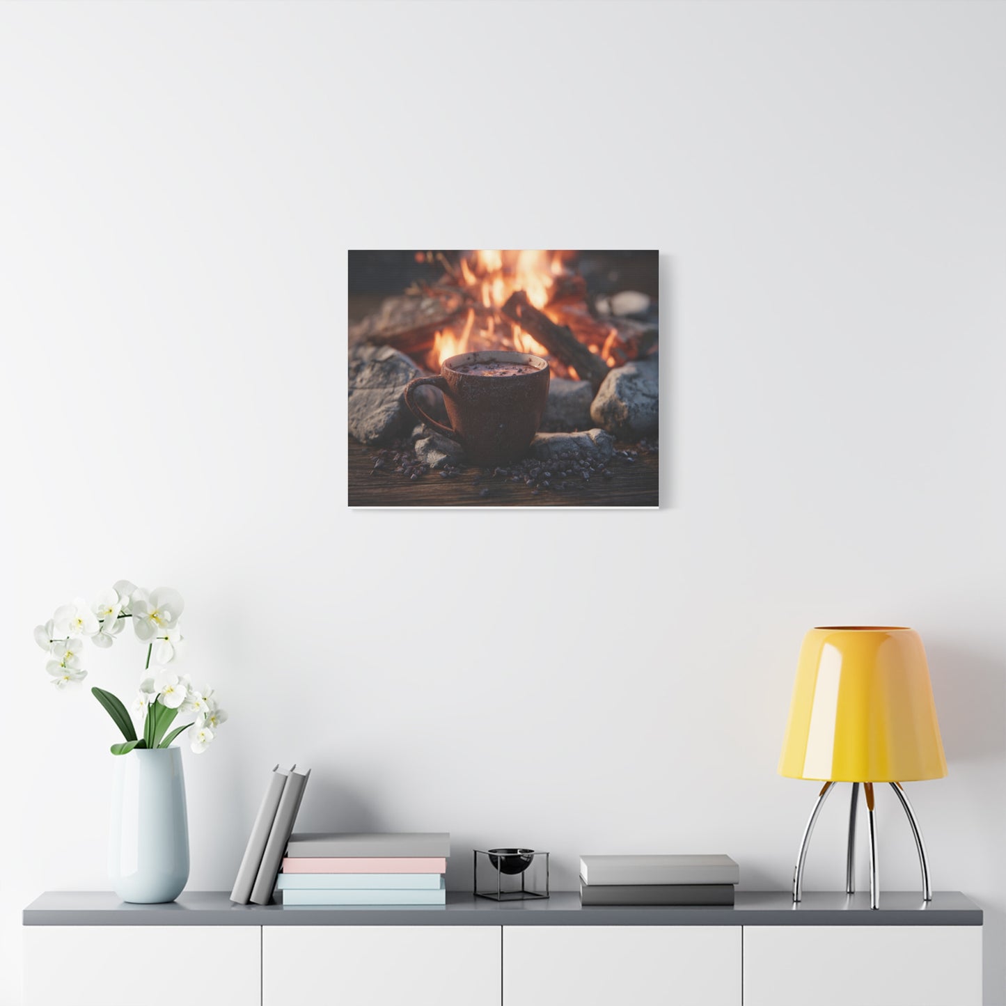 Cozy Campfire Canvas Print