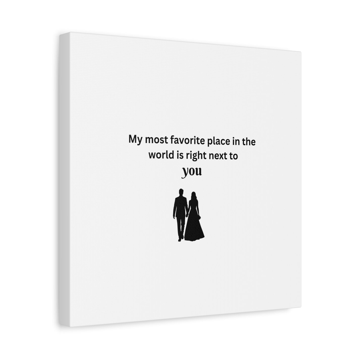 Romantic Wall Art, Perfect for Couples' Home Decor, Anniversary Gift, Relationship Gift, Love Quote Canvas