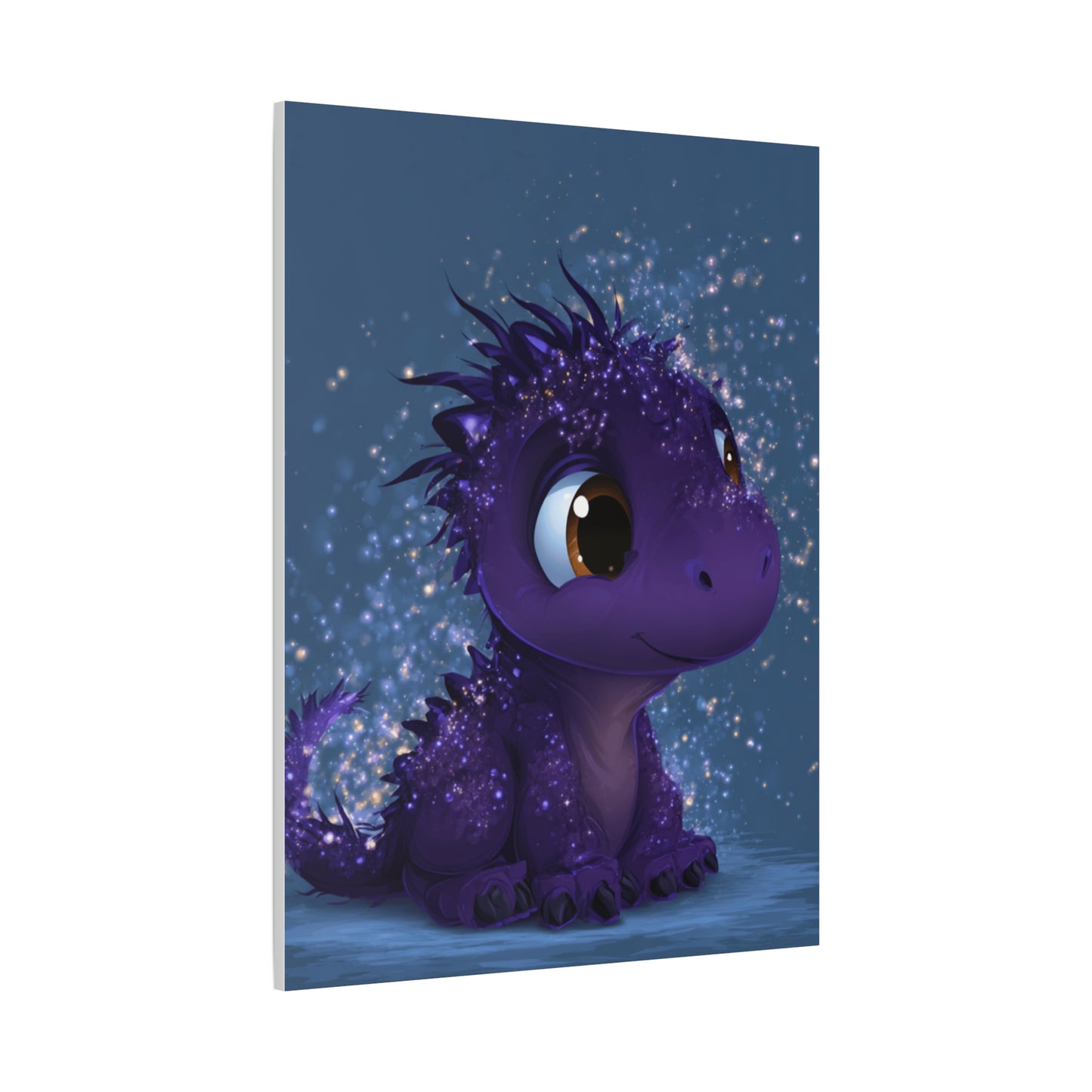 Whimsical Dragon Canvas Art, Cute Nursery Decor, Fantasy Wall Decor, Kids Room Art, Magical Home Gift, Birthday Gift