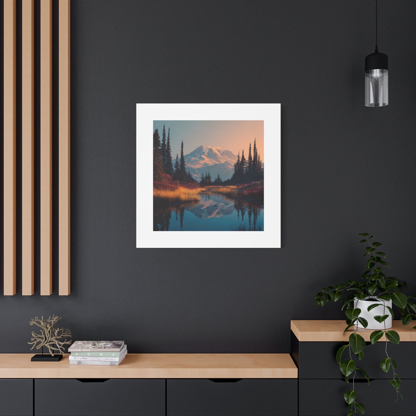 Scenic Mountain Canvas Wall Art, Landscape Decor, Nature Print, Home Decor, Gift for Nature Lovers, Outdoor Wall Art