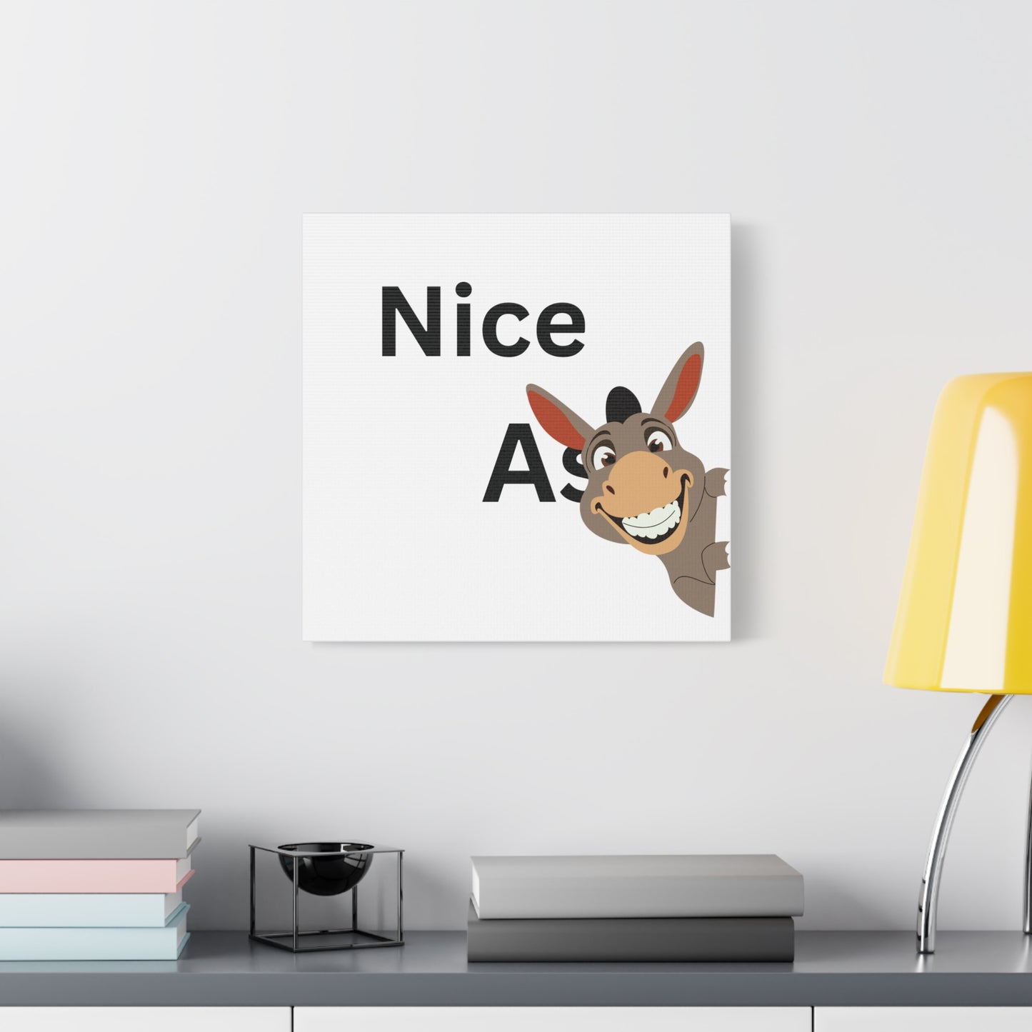 Funny bathroom Canvas Art Print