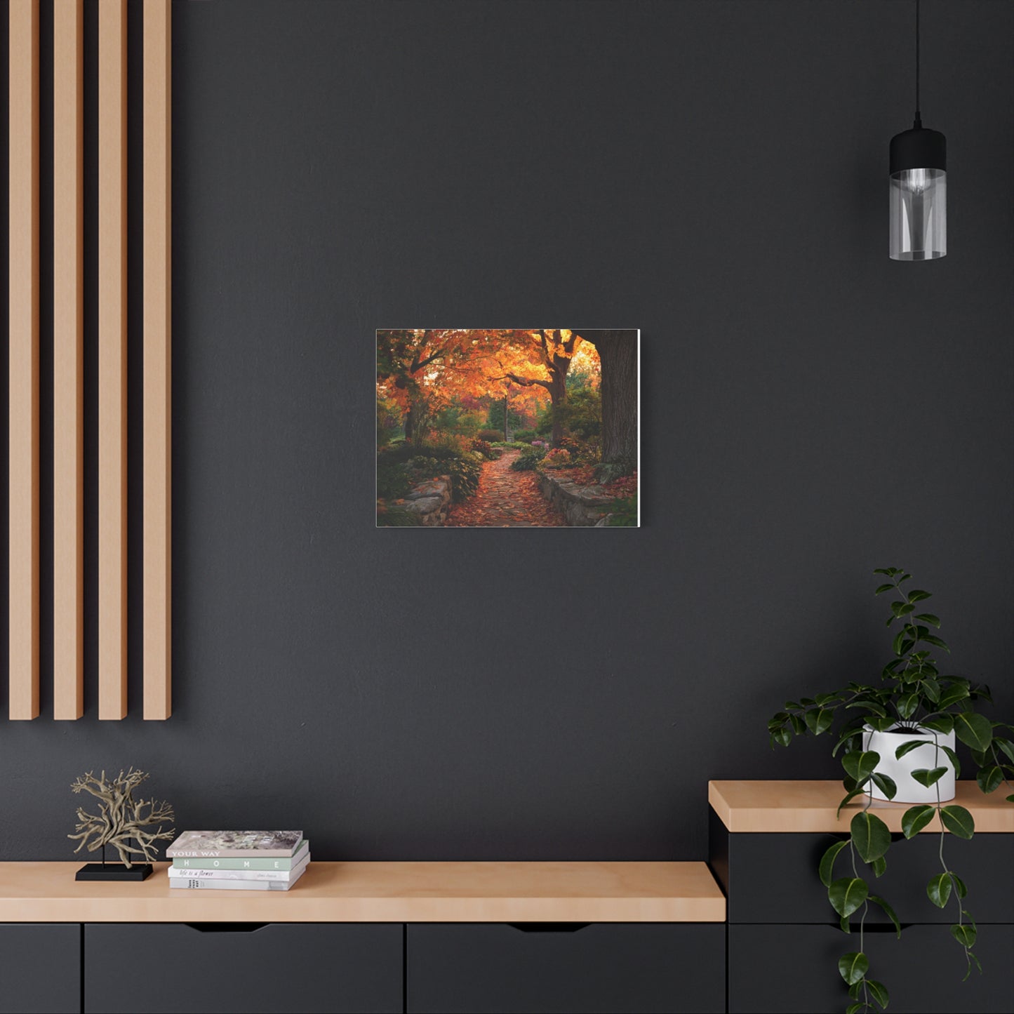 Autumn Pathway Canvas Wall Art