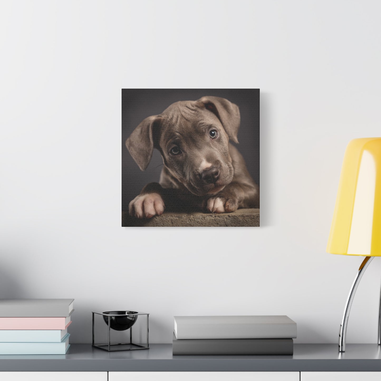Puppy Portrait Canvas Art