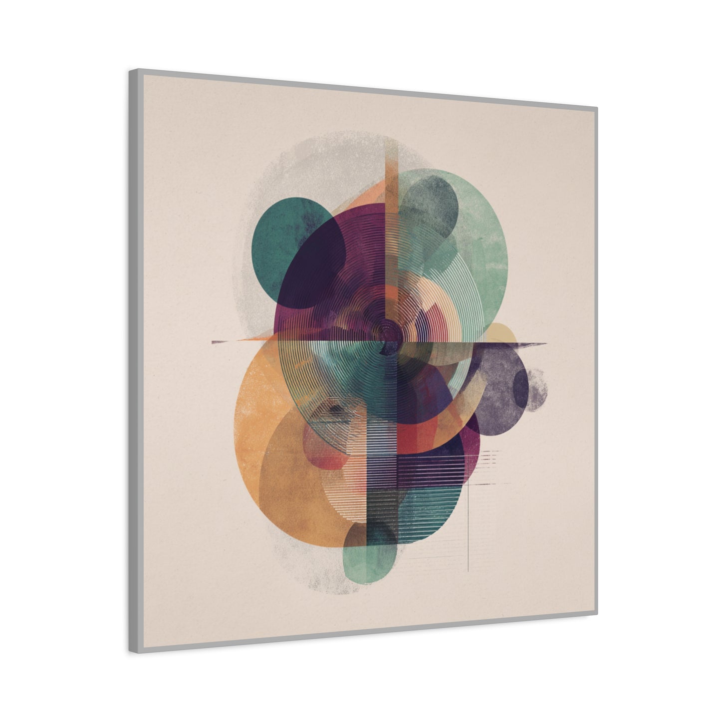 Abstract Geometric Wall Art Canvas