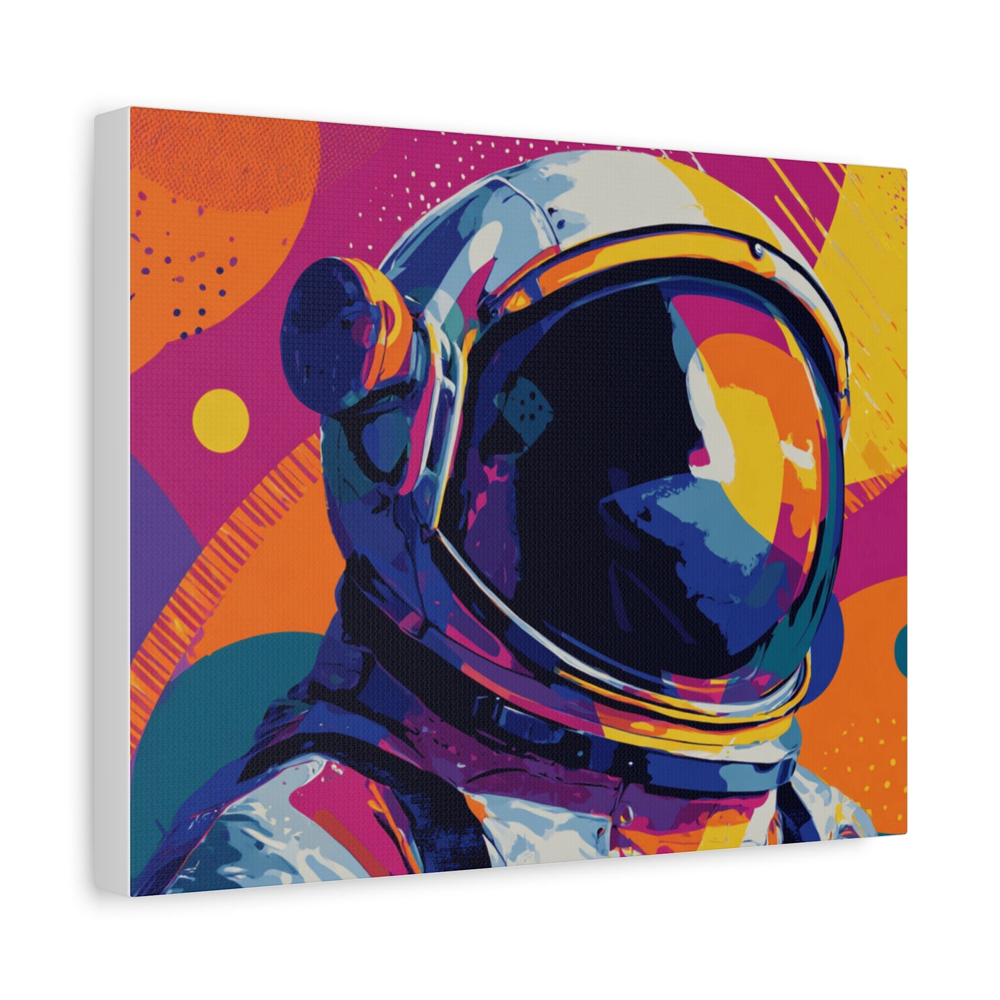 Canvas Print - Vibrant Astronaut Pop Art