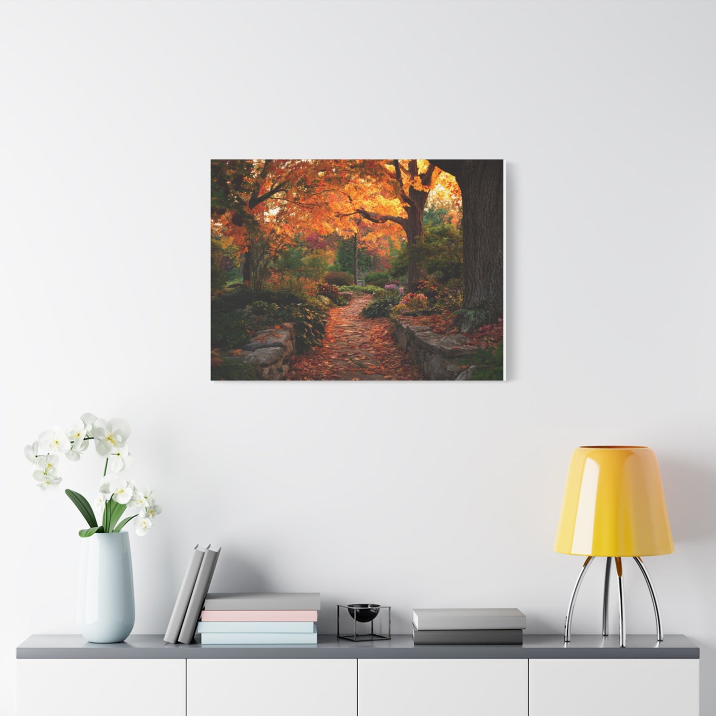 Autumn Pathway Canvas Wall Art
