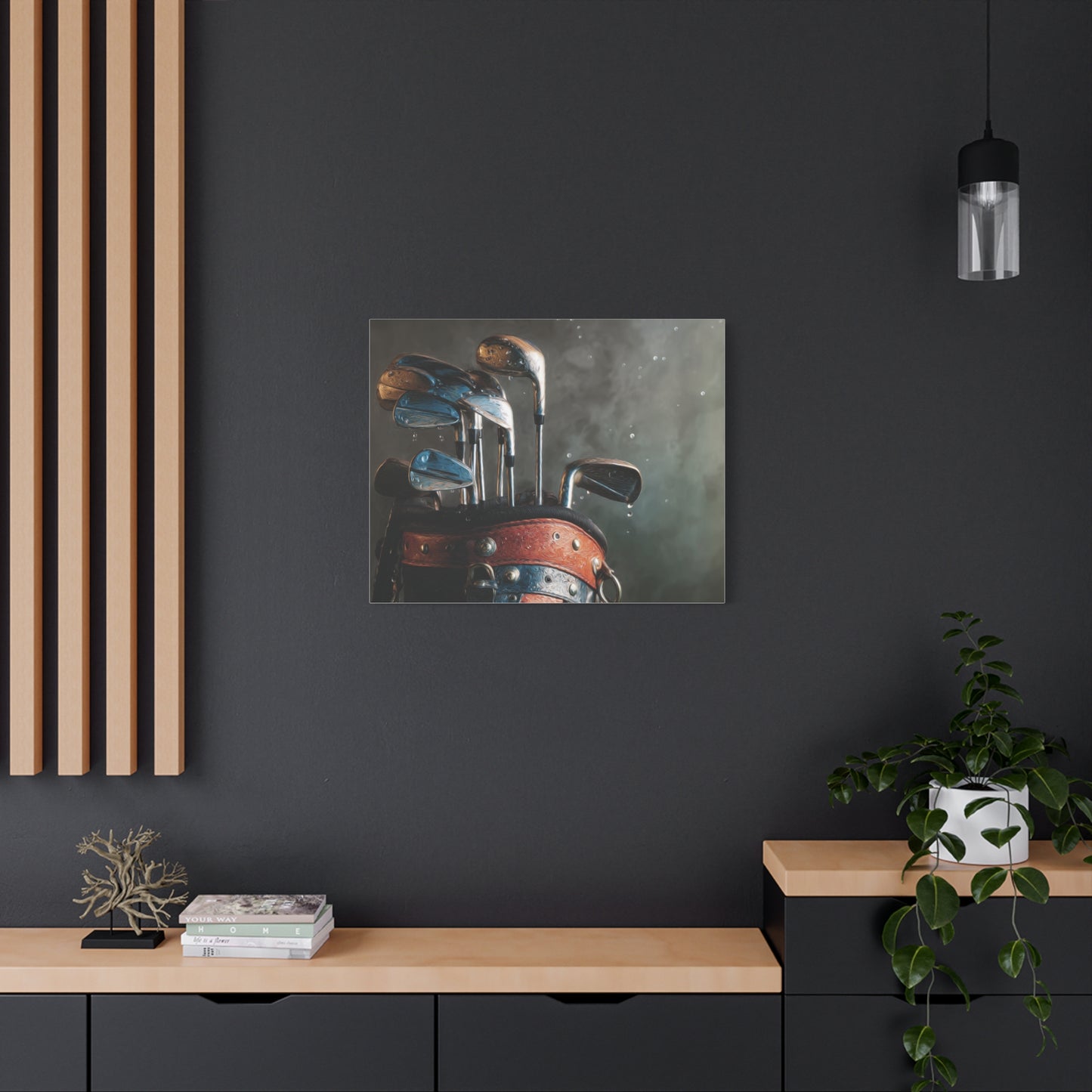 Golf Club Canvas Wall Art