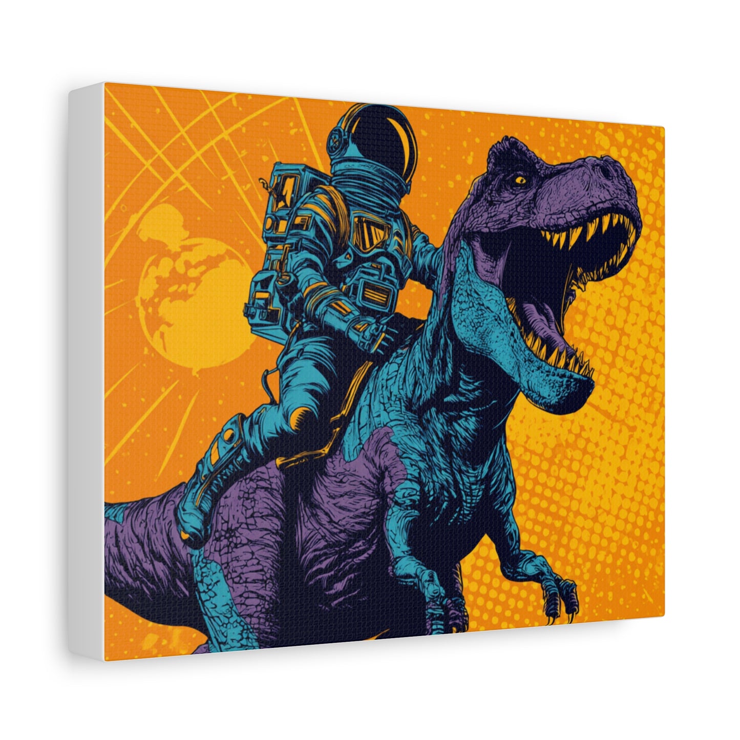 Canvas Print - Pop Art Dinosaur
