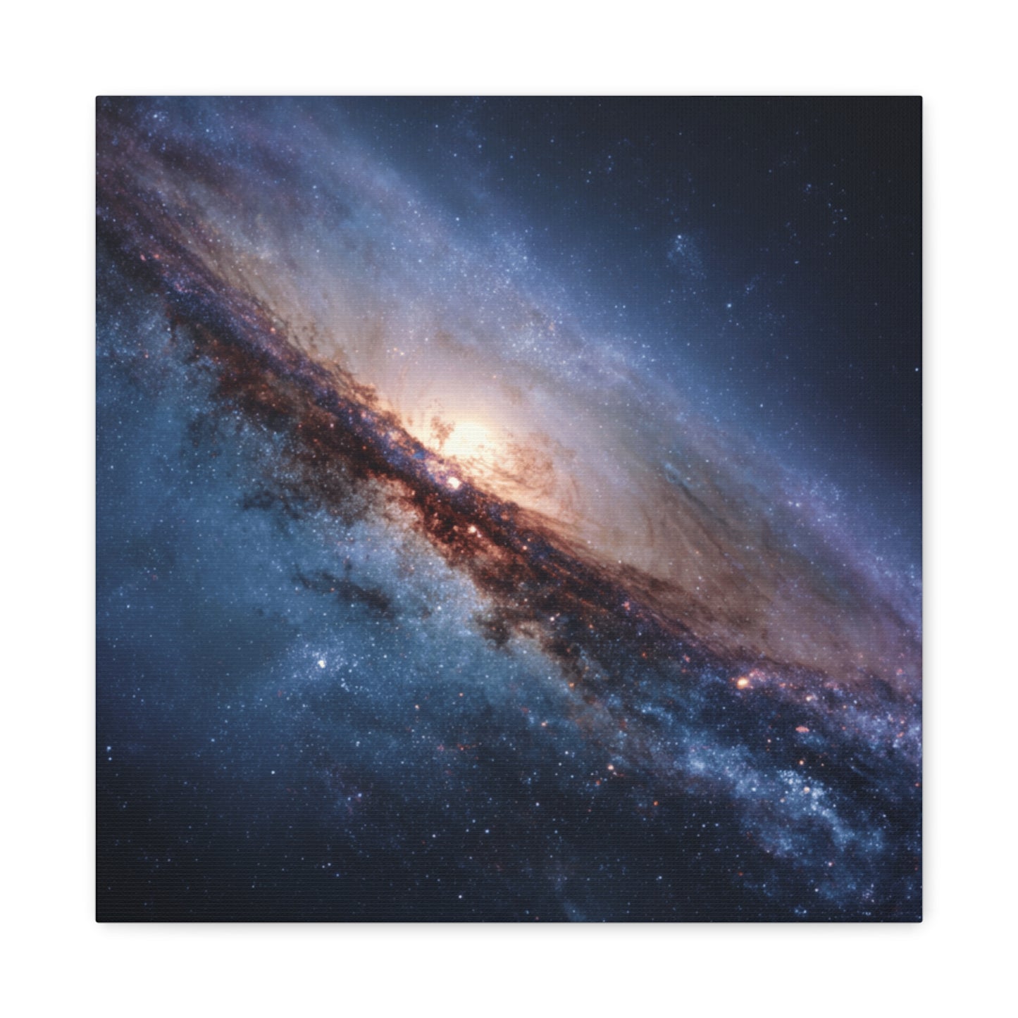 Galaxy Wall Art, Stretched Canvas Print, Cosmic Decor, Space Art, Home Gallery