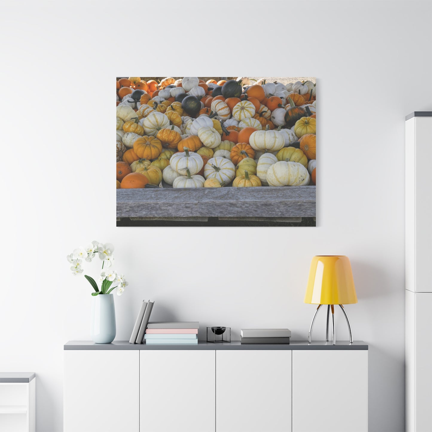 Autumn Pumpkin Canvas Wall Art