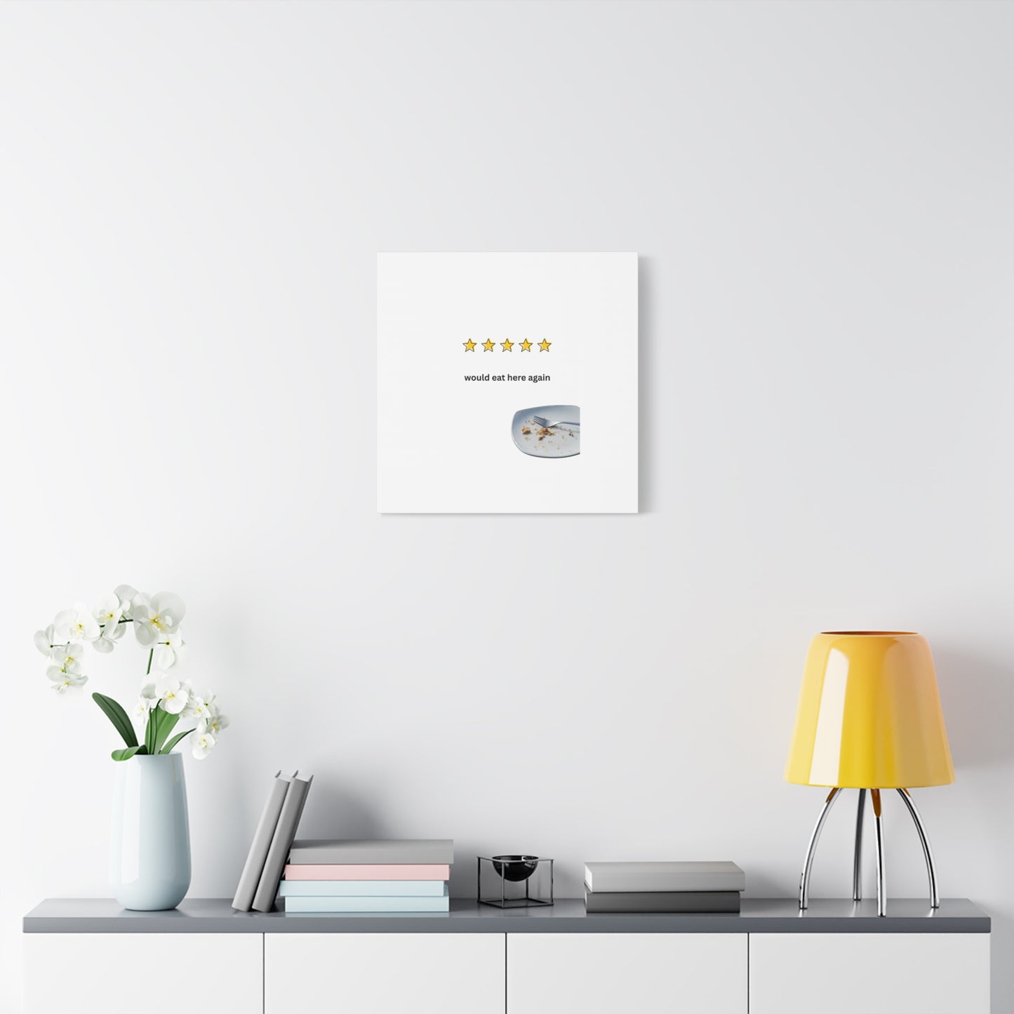 Dining Canvas - Would Eat Here Again Wall Art