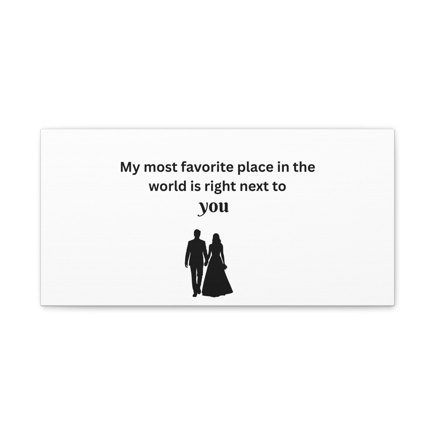 Romantic Wall Art, Perfect for Couples' Home Decor, Anniversary Gift, Relationship Gift, Love Quote Canvas