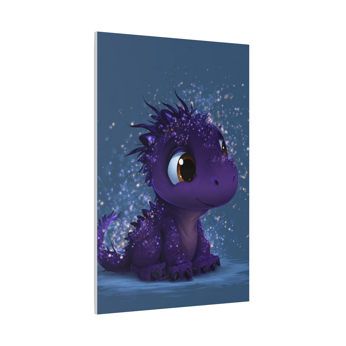 Whimsical Dragon Canvas Art, Cute Nursery Decor, Fantasy Wall Decor, Kids Room Art, Magical Home Gift, Birthday Gift