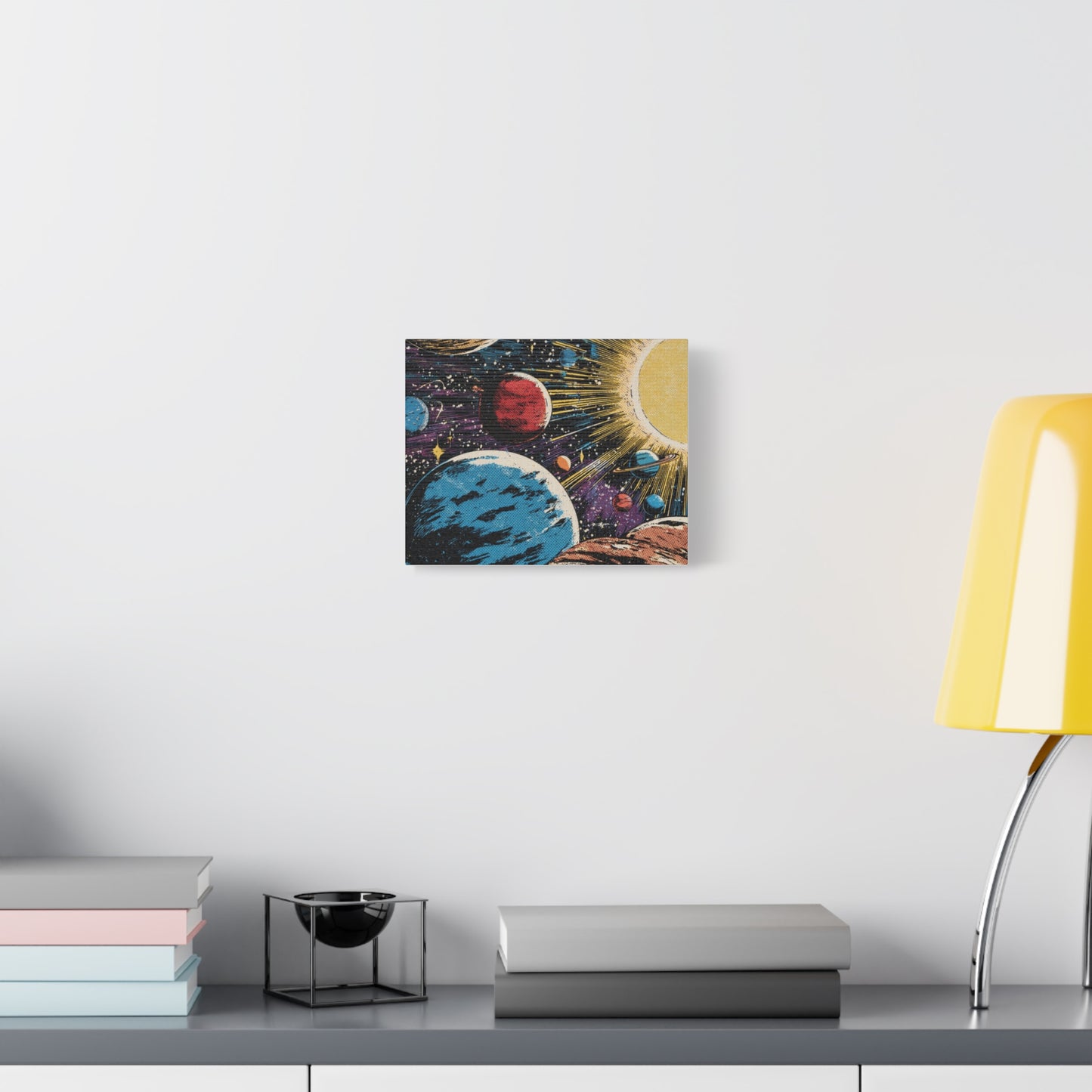 Canvas Print - Comic Book Style Planets