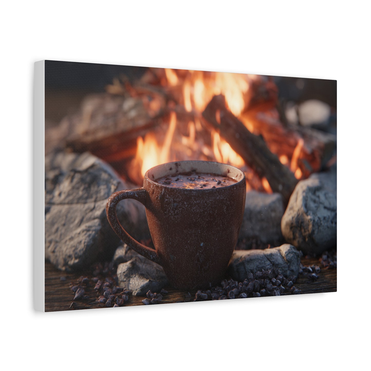 Cozy Campfire Canvas Print